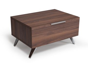 Brooklyn Italian Modern Walnut Nightstand