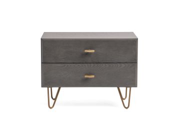 Bryan - Modern Grey Nightstand