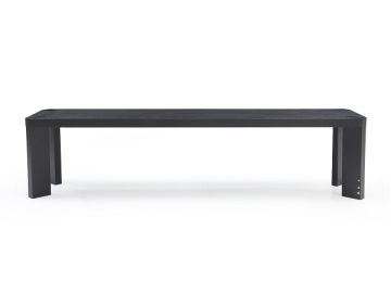 Wales Modern Smoked Ash Dining Bench