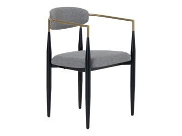 Buchtel - Mid-Century Modern Fabric Dining Chair