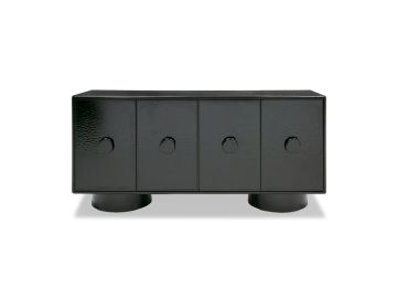 Calexico - Contemporary Black Wave Glass + Black Buffet