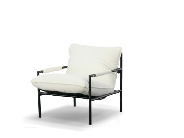 Calumet - Modern White Accent Chair