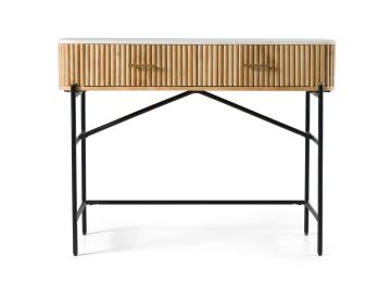 Cambridge White Marble & Mango Vanity Table