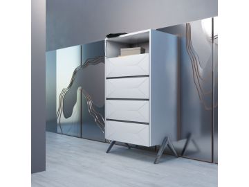 Candid Modern White Chest
