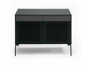 Casper Modern Mid Century Black Oak Buffet