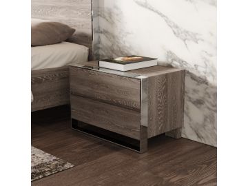 Arlene Modern Grey Elm Nightstand