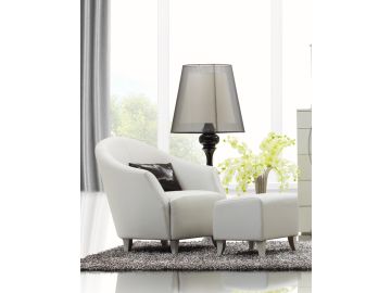 Charming Modern White Leatherette Platform Bed