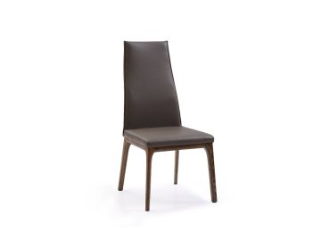 Cologne - Modern Dark Grey & Oak Dining Chair (Set of 2)