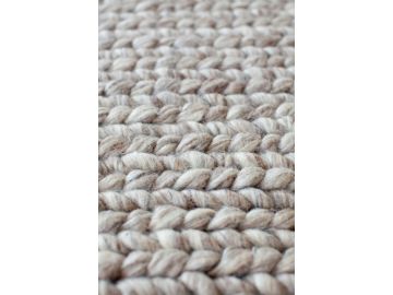 Comfort Beige Wool Rug