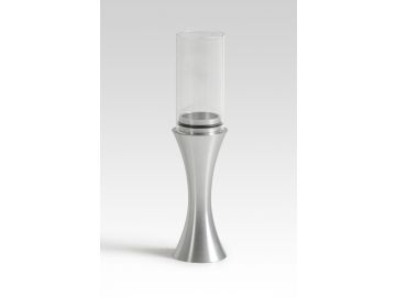 CS-1014 Modern Silver Candle Holder