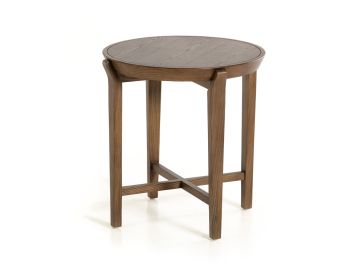 Modrest Olenna Mid-Century Walnut Side Table