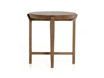 Modrest Olenna Mid-Century Walnut Side Table