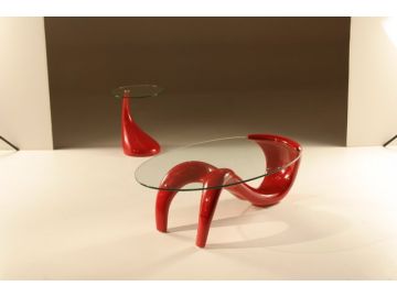 CT-11 Red Elegant Coffee Table