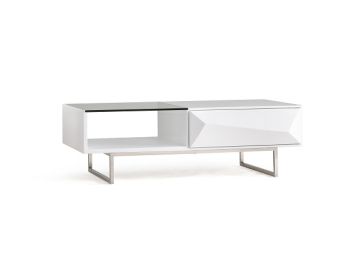 Vanguard Modern White Coffee Table