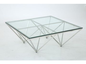 Newark Contemporary Glass Coffee Table