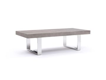 Lola Modern Grey Brush Coffee Table