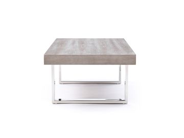 Lola Modern Grey Brush Coffee Table