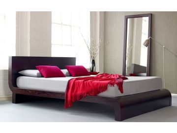Curve Modern Platform Bed *FREE MATTRESS*