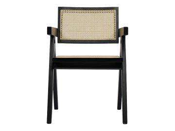 Aurora Modern Rattan Dining Arm Chair