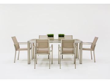 Renava Diego Outdoor Grey Dining Table Set