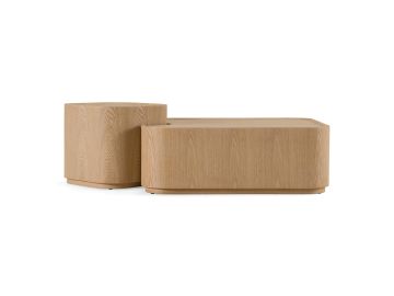 Quillen - Modern Natural Ash Nesting Coffee Table Set