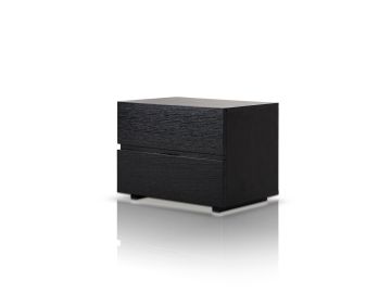 Logan Modern Black Oak Nighstand