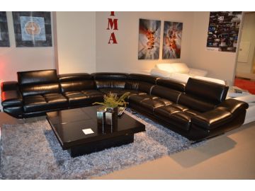 Atlantis - Contemporary Leather Sectional Sofa