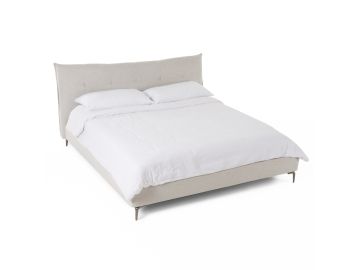 Dysart - Modern Grey Fabric Bed