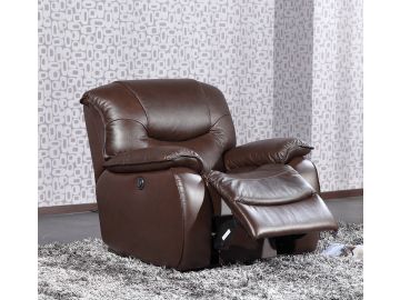 E9022 Modern Brown Leather Lounge Chair