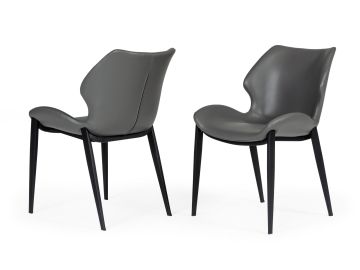 Instone - Industrial Eco-Leather Dining Chair (Set of 2)