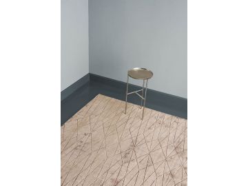 Edge Wine Wool Rug