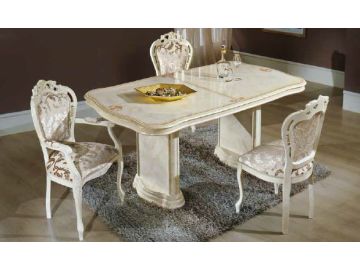Elizabeth Italian Beige Dining Set