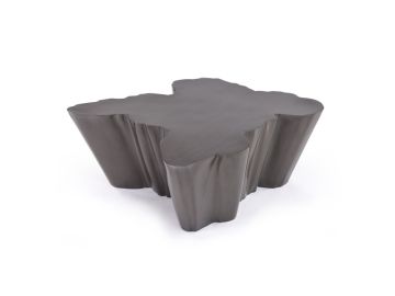 Knollwood Modern Gun Metal Black Coffee Table