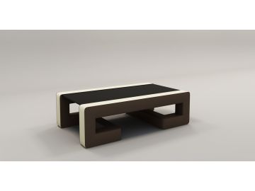 EV45 Modern Bonded Leather Coffee Table
