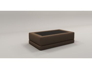 EV46 Modern Bonded Leather Coffee Table