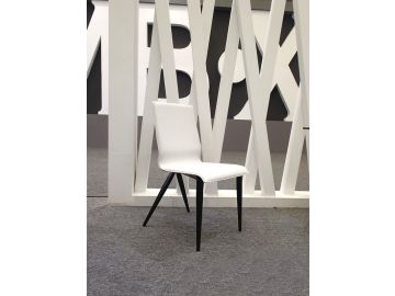 Exxo - Modern White & Black Dining Chair (Set of 2)