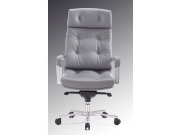 Forbes Modern Grey High-Back Office Chair