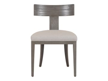 Fabien - Mid-Century Modern Beige Linen + Grey Wash Dining Chair (Set of 2)