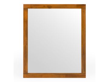 Fantasia - Contemporary Walnut Mirror