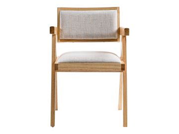 Fern - Modern Natural and Beige Dining Chair Set of 2