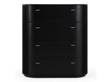 Fields - Modern Black Acacia Chest