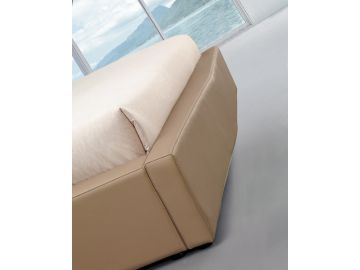 Tetra Modern Leather Bed