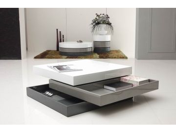 Trio 2 Modern 3-Tone Square Coffee Table