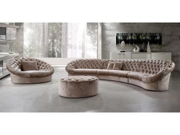 Cosmopolitan Fabric Sectional Sofa