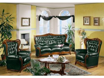 Amalfi Traditional Italian Sofa Set 