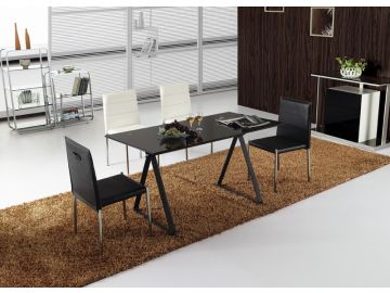 Modern Dining Table CT-67 & 4 Chair Set