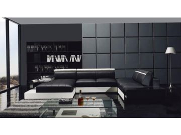 YIL T66 Ultra Modern Leather Sectional Sofa