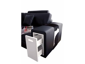 2516B Leather Sectional Sofa