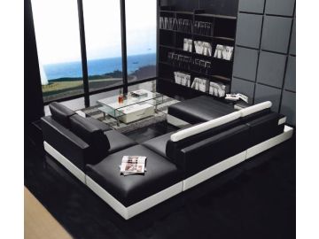 YIL T66 Ultra Modern Leather Sectional Sofa