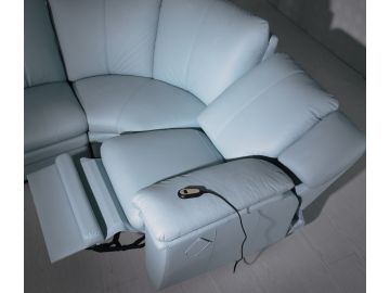 T26B Modern Leather Sectional with Recliners Sofa